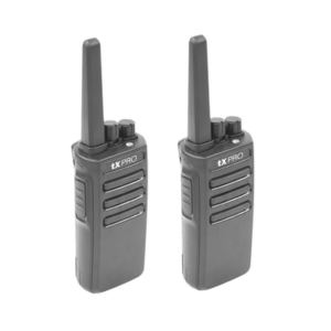 Par Radios Portátiles Analógicos UHF 400-470 MHz / 5W / 16 Canales / Scrambler / Preconfigurados