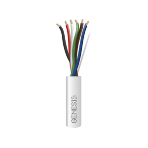 Bobina de 305 Metros (1000 Pies) / Cable de Cobre / 6 x 22 AWG / Riser / Tipo CMR-CL3R / Para Aplicaciones de Control de Acceso / Alarmas de Intrusión / Automatización / Interfonos y TV Porteros