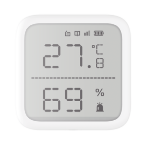(AX PRO) Detector de Temperatura y Detector de Humedad Inalámbrico / 2.7" de Tamaño / Uso en Interior / Rango de Detección desde  -35°C hasta 99°C