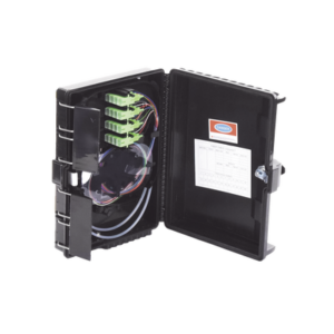Cierre de Empalme para 24 Fusiones de Fibra Óptica, Interior/Exterior, con 16 Acopladores SC/APC y Splitter 1x16 SC/APC Incluido, IP65