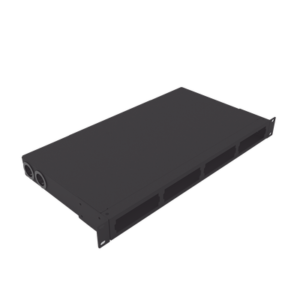 Distribuidor de Fibra Óptica Vacío 19 Pulgadas, Acepta 4 Placas Acopladoras de Linkedpro, Hasta 24 Fibras, 1UR, Incluye Charola de Empalme